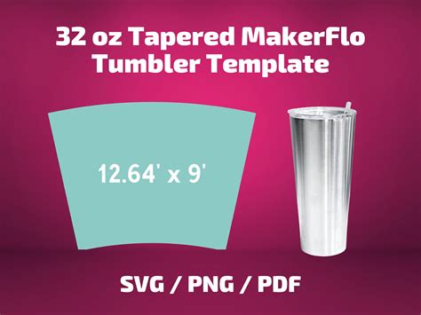 tapered tumbler template free|tumbler template for cricut free.